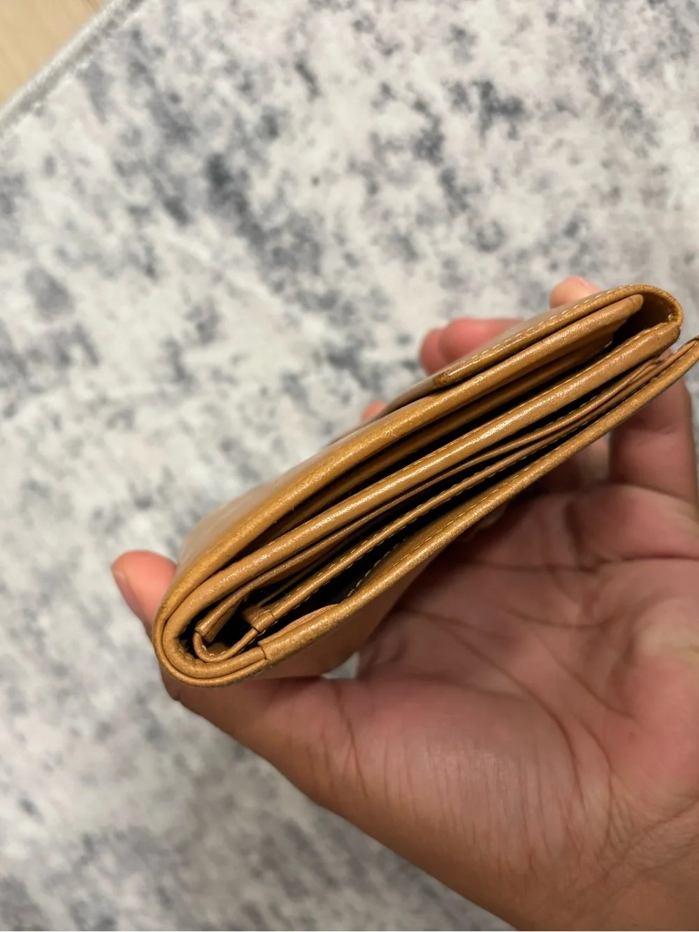 Loewe tan wallet